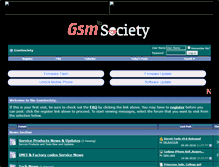 Tablet Screenshot of gsmsociety.com